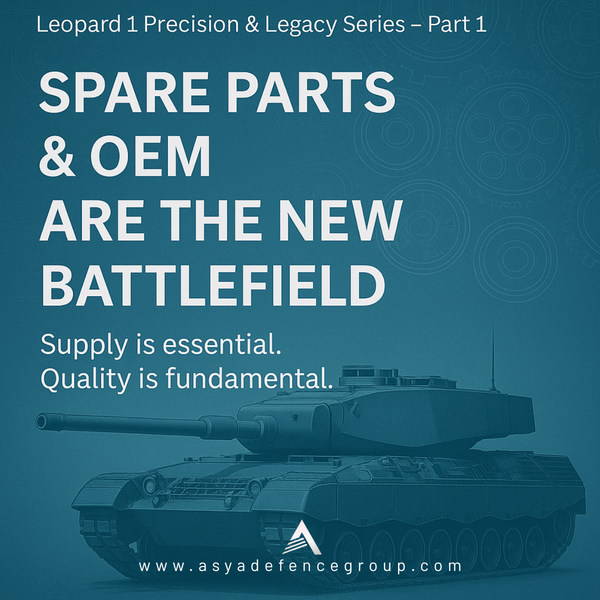 LEOPARD 1 | OEM PARTS & INDUSTRIAL SUPPLY SERIES – PART 1 SPARE PARTS & OEM ARE THE NEW BATTLEFIELD
